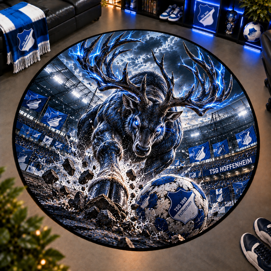 TSG Hoffenheim Club Beast Runder Teppich – Fußball-Power für echte Fans