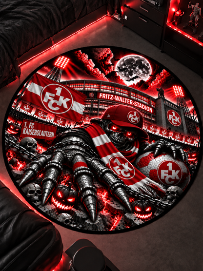 1. FC Kaiserslautern Runder Teppich – Stadion-Feeling für Dein Zuhause