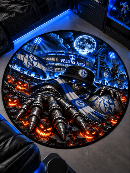 FC Schalke 04 Runder Teppich – Stadion-Feeling für Dein Zuhause
