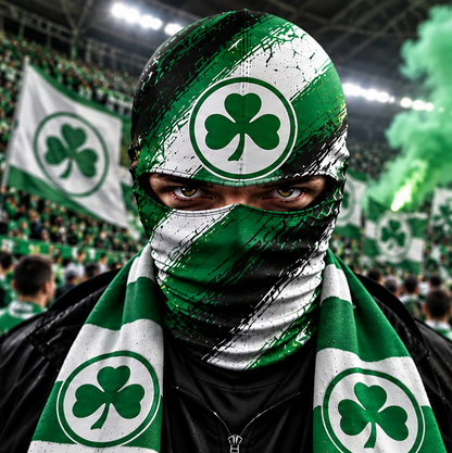 SpVgg Greuther Fürth Horror Balaclava – Gruselige Fußball Fan Sturmhaube | Halloween Maske