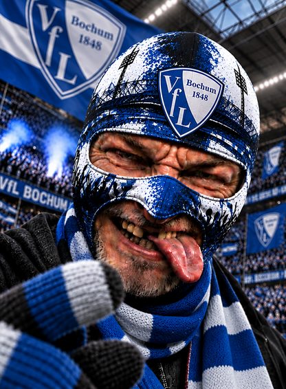 VfL Bochum Lustige Fan Balaclava – Fußball Sturmhaube