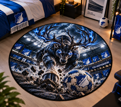 TSG Hoffenheim Club Beast Runder Teppich – Fußball-Power für echte Fans