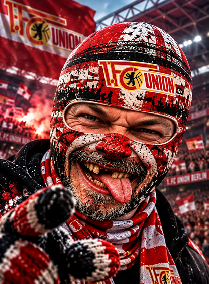 1. FC Union Berlin Lustige Fan Balaclava – Fußball Sturmhaube