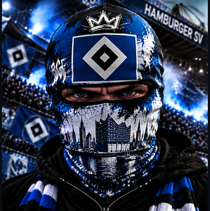 Hamburger SV Ultras Graffiti Balaclava – Fußball Fan Sturmhaube | Premium Streetwear Edition