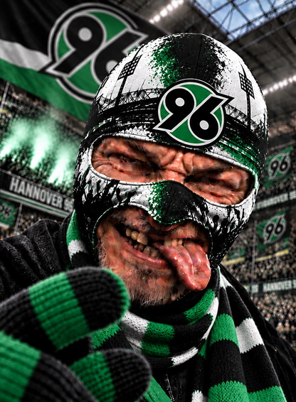 Hannover 96 Lustige Fan Balaclava – Fußball Sturmhaube