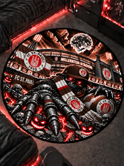 FC St. Pauli Runder Teppich – Stadion-Feeling für Dein Zuhause