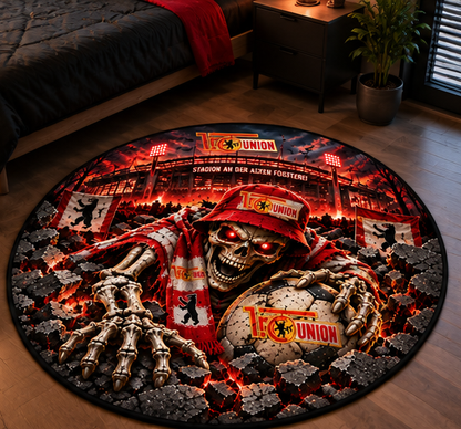 1. FC Union Berlin Runder Teppich – Stadion-Feeling für Dein Zuhause
