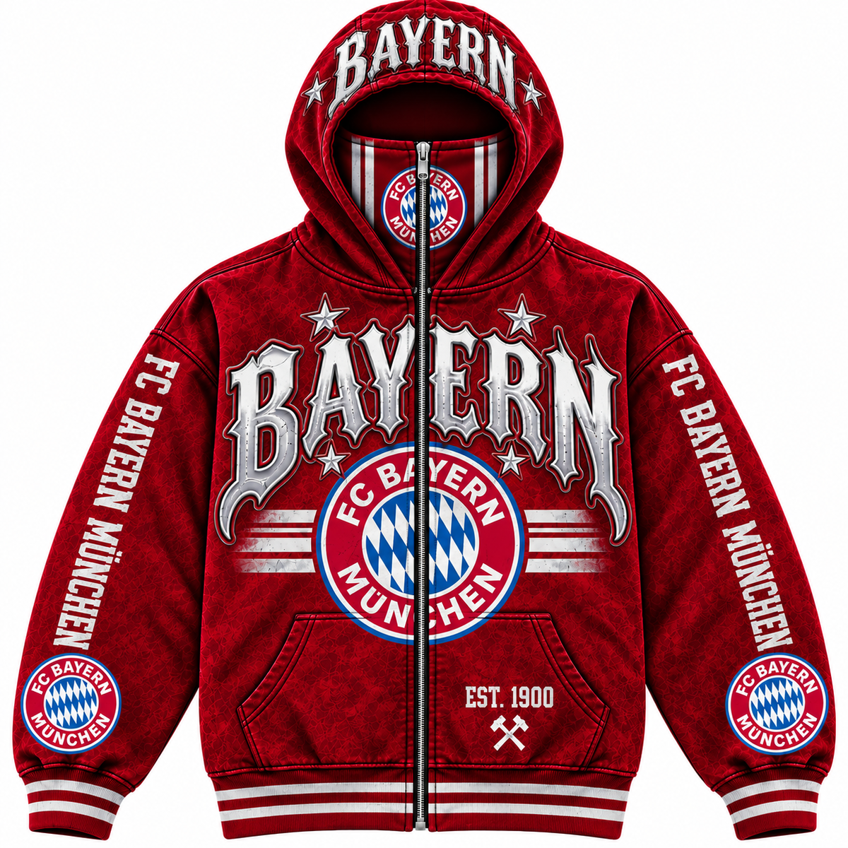 Fan Hoodie – Unisex Fußball Kapuzenpullover
