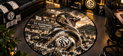 SV Elversberg Club Beast Runder Teppich – Fußball-Power für echte Fans