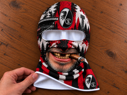 SC Freiburg Lustige Fan Balaclava – Fußball Sturmhaube