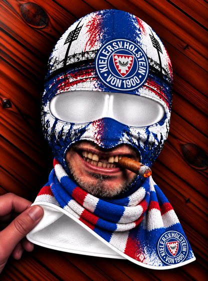 Holstein Kiel Lustige Fan Balaclava – Fußball Sturmhaube