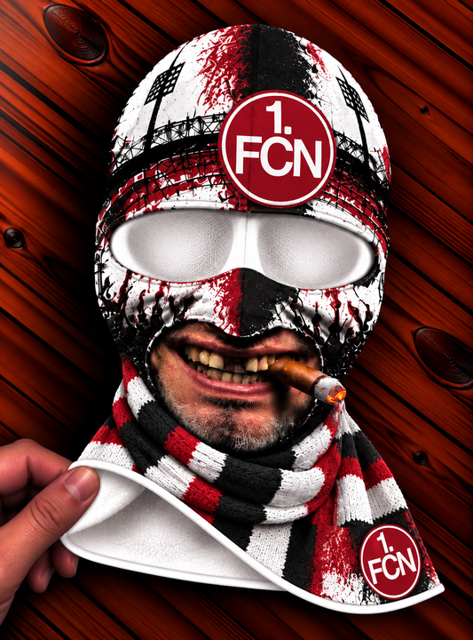 1. FC Nürnberg Lustige Fan Balaclava – Fußball Sturmhaube