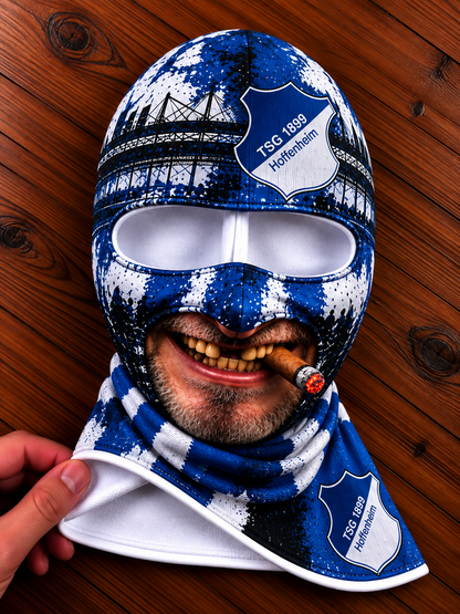 TSG Hoffenheim Lustige Fan Balaclava – Fußball Sturmhaube