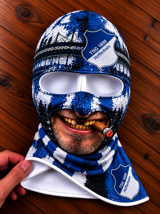 TSG Hoffenheim Lustige Fan Balaclava – Fußball Sturmhaube