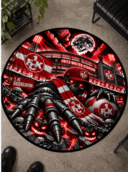1. FC Kaiserslautern Runder Teppich – Stadion-Feeling für Dein Zuhause