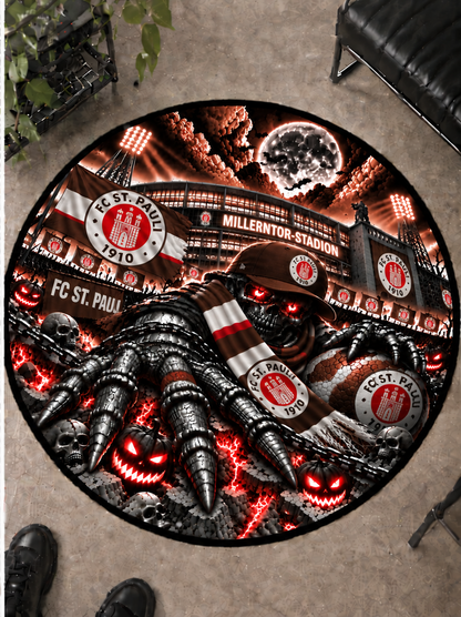FC St. Pauli Runder Teppich – Stadion-Feeling für Dein Zuhause