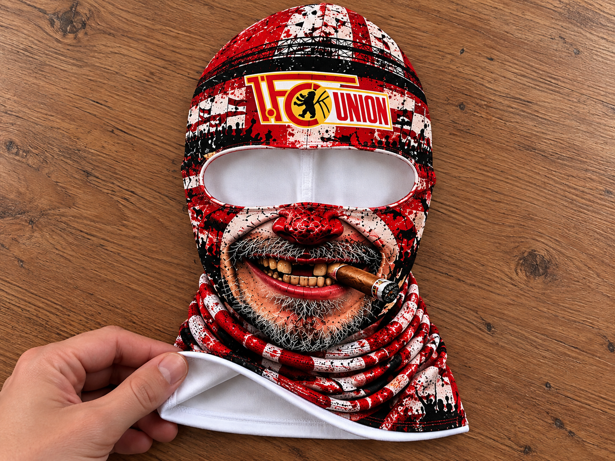 1. FC Union Berlin Lustige Fan Balaclava – Fußball Sturmhaube