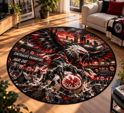 Eintracht Frankfurt Club Beast Runder Teppich – Fußball-Power für echte Fans