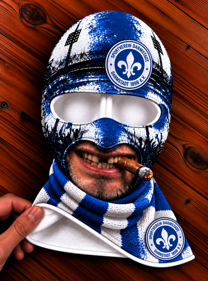 SV Darmstadt 98 Lustige Fan Balaclava – Fußball Sturmhaube