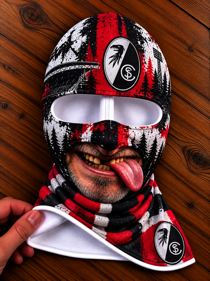 SC Freiburg Lustige Fan Balaclava – Fußball Sturmhaube