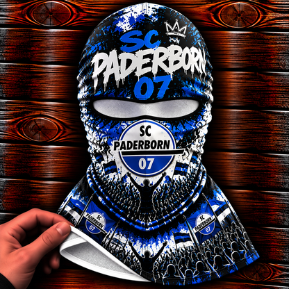 SC Paderborn 07 Ultras Graffiti Balaclava – Fußball Fan Sturmhaube | Premium Streetwear Edition