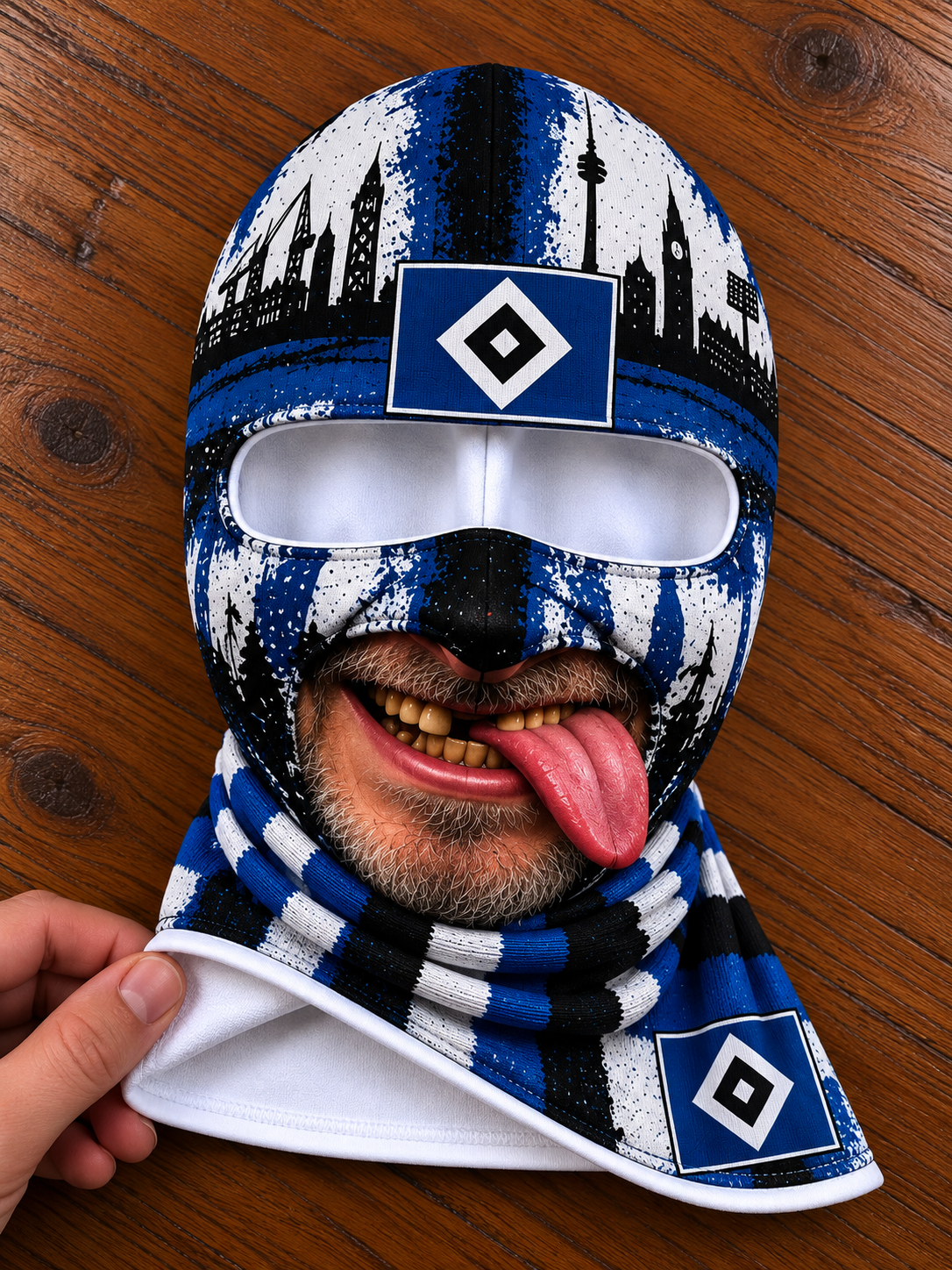 Hamburger SV Lustige Fan Balaclava – Fußball Sturmhaube