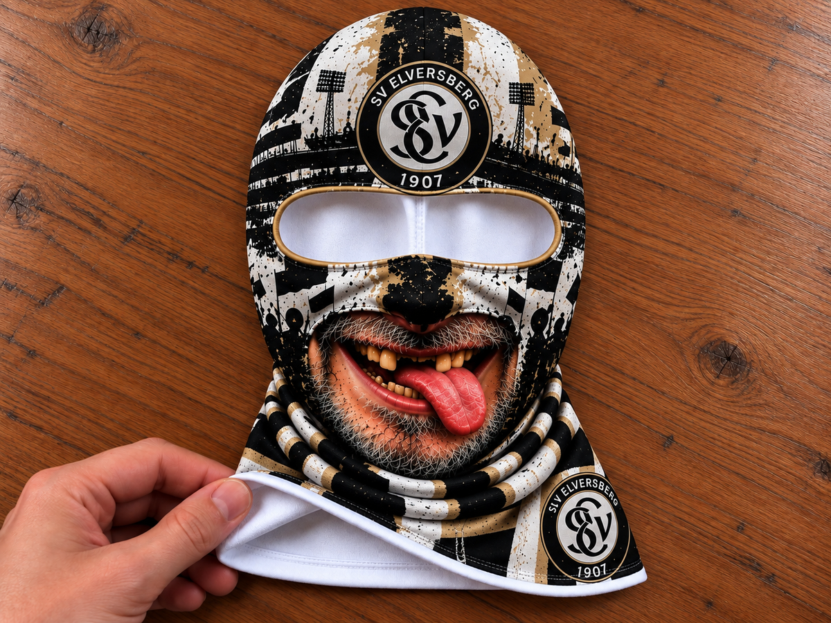 SV Elversberg Lustige Fan Balaclava – Fußball Sturmhaube