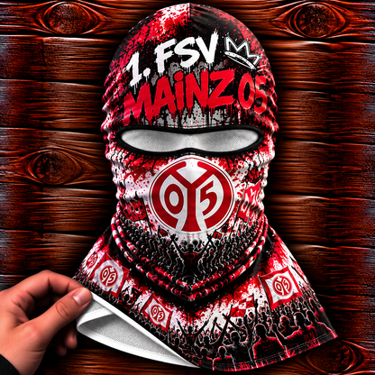 1. FSV Mainz 05 Ultras Graffiti Balaclava – Fußball Fan Sturmhaube | Premium Streetwear Edition