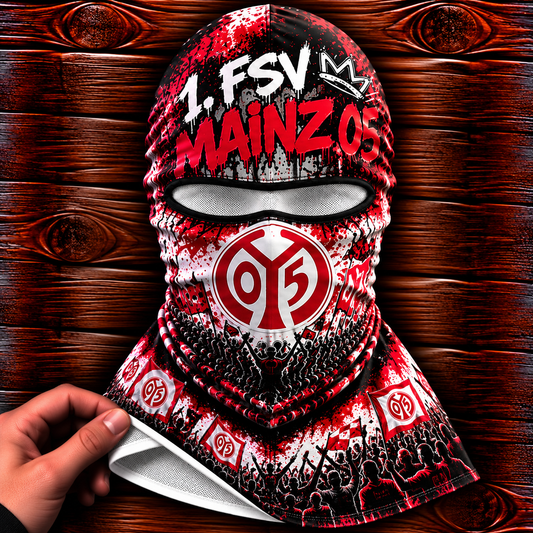 1. FSV Mainz 05 Ultras Graffiti Balaclava – Fußball Fan Sturmhaube | Premium Streetwear Edition