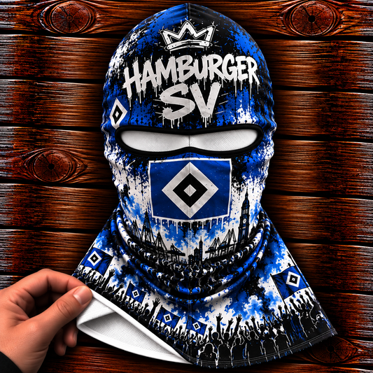 Hamburger SV Ultras Graffiti Balaclava – Fußball Fan Sturmhaube | Premium Streetwear Edition