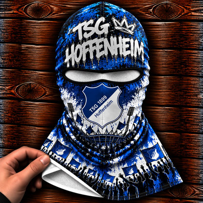 TSG Hoffenheim Ultras Graffiti Balaclava – Fußball Fan Sturmhaube | Premium Streetwear Edition