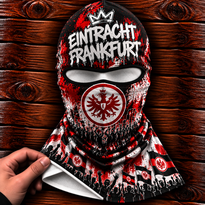 Eintracht Frankfurt Ultras Graffiti Balaclava – Fußball Fan Sturmhaube | Premium Streetwear Edition