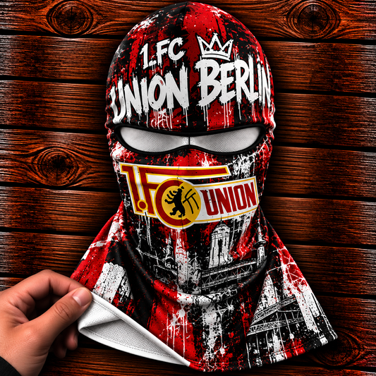 1. FC Union Berlin Ultras Graffiti Balaclava – Fußball Fan Sturmhaube | Premium Streetwear Edition