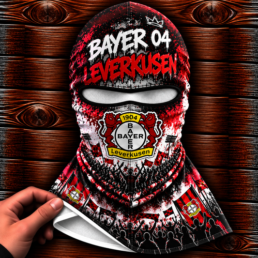 Bayer 04 Leverkusen Ultras Graffiti Balaclava – Fußball Fan Sturmhaube | Premium Streetwear Edition