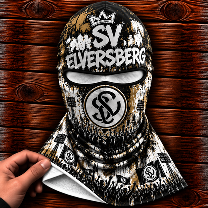 SV Elversberg Ultras Graffiti Balaclava – Fußball Fan Sturmhaube | Premium Streetwear Edition