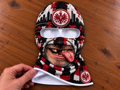 Eintracht Frankfurt Lustige Fan Balaclava – Fußball Sturmhaube