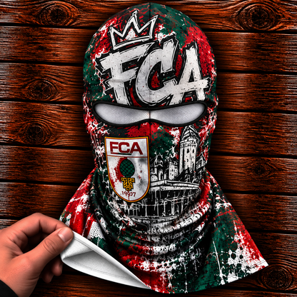 FC Augsburg Ultras Graffiti Balaclava – Fußball Fan Sturmhaube | Premium Streetwear Edition
