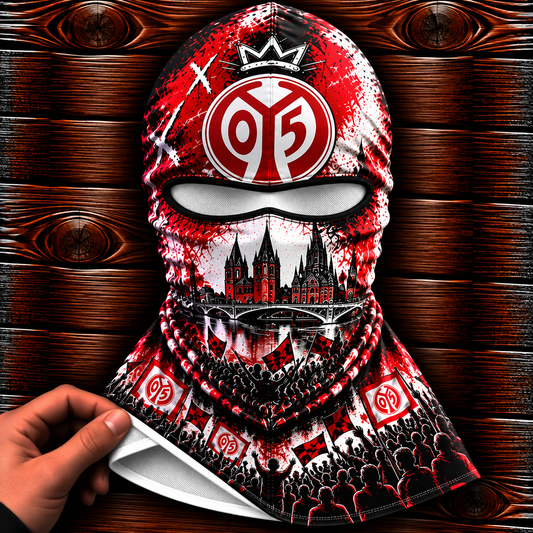 1. FSV Mainz 05 Ultras Graffiti Balaclava – Fußball Fan Sturmhaube | Premium Streetwear Edition