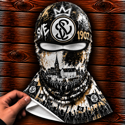 SV Elversberg Ultras Graffiti Balaclava – Fußball Fan Sturmhaube | Premium Streetwear Edition