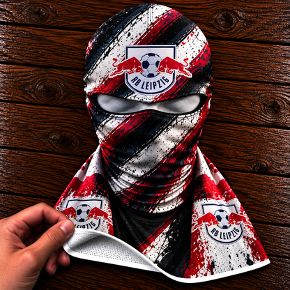RB Leipzig Horror Balaclava – Gruselige Fußball Fan Sturmhaube | Halloween Maske