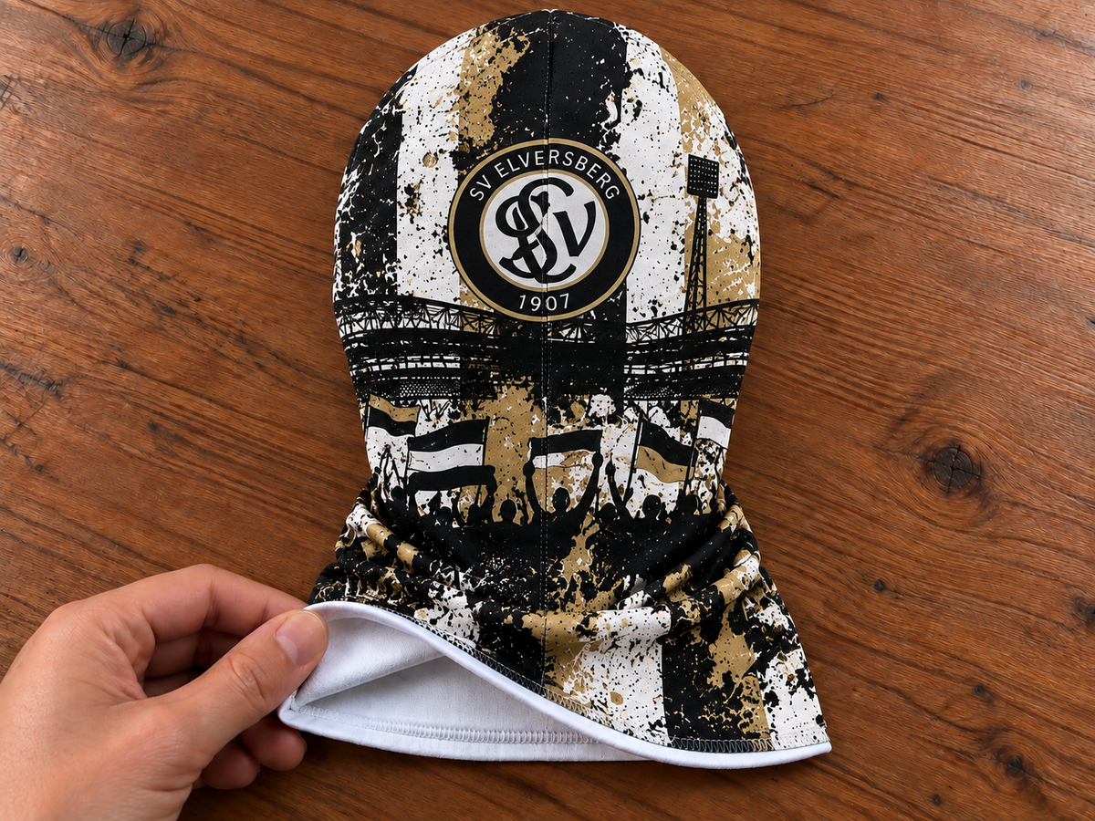 SV Elversberg Lustige Fan Balaclava – Fußball Sturmhaube
