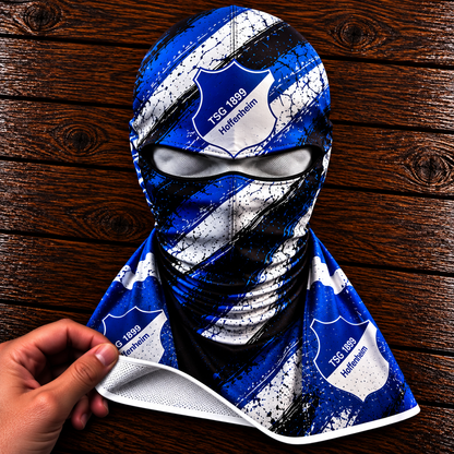 TSG Hoffenheim Horror Balaclava – Gruselige Fußball Fan Sturmhaube | Halloween Maske