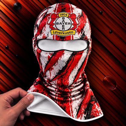 Bayer 04 Leverkusen Horror Balaclava – Gruselige Fußball Fan Sturmhaube | Halloween Maske