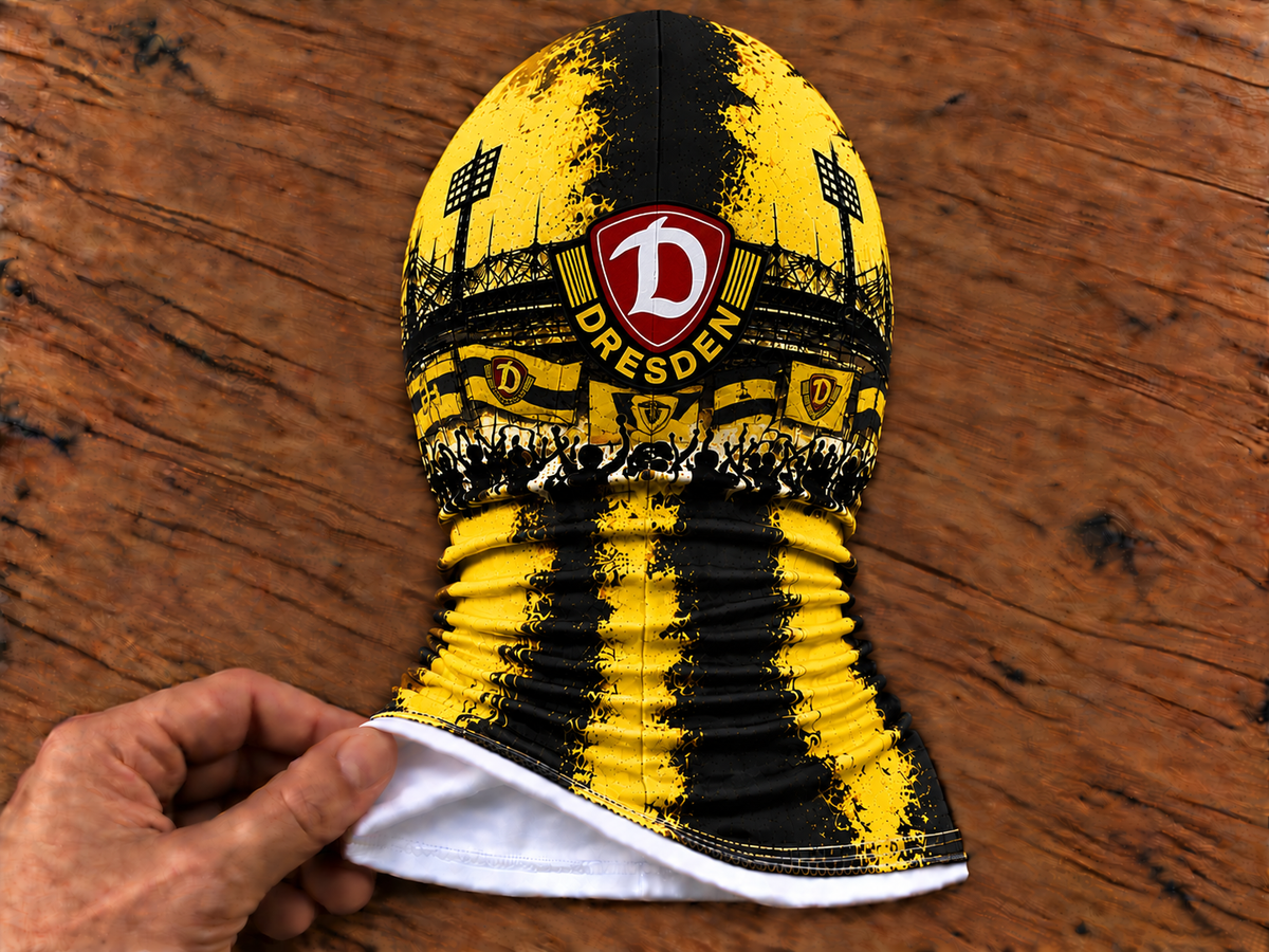 Dynamo Dresden Lustige Fan Balaclava – Fußball Sturmhaube