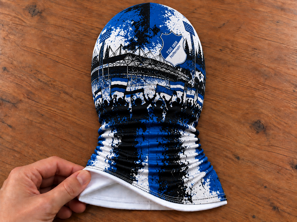 TSG Hoffenheim Lustige Fan Balaclava – Fußball Sturmhaube