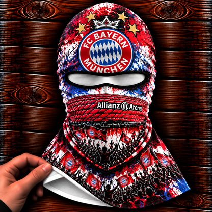 FC Bayern München Ultras Graffiti Balaclava – Fußball Fan Sturmhaube | Premium Streetwear Edition