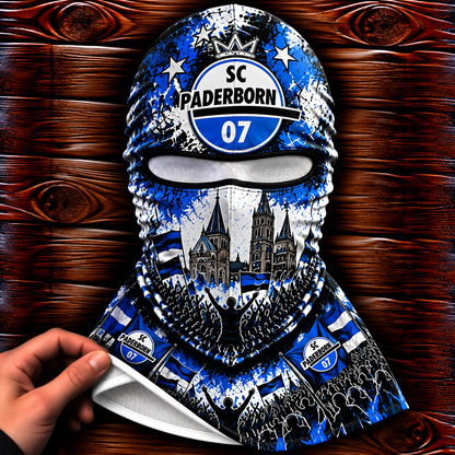 SC Paderborn 07 Ultras Graffiti Balaclava – Fußball Fan Sturmhaube | Premium Streetwear Edition