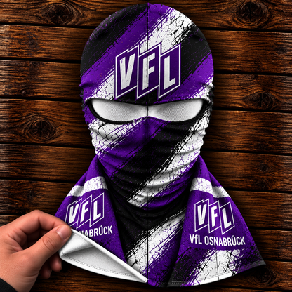 VfL Osnabrück Horror Balaclava – Gruselige Fußball Fan Sturmhaube | Halloween Maske