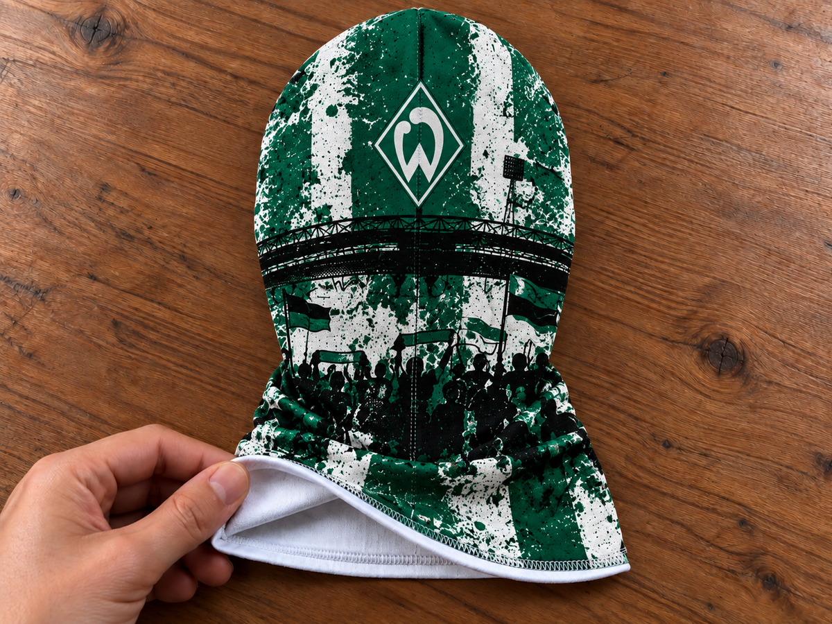 SV Werder Bremen Lustige Fan Balaclava – Fußball Sturmhaube