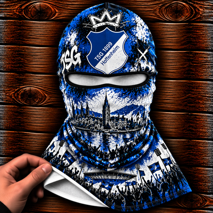 TSG Hoffenheim Ultras Graffiti Balaclava – Fußball Fan Sturmhaube | Premium Streetwear Edition